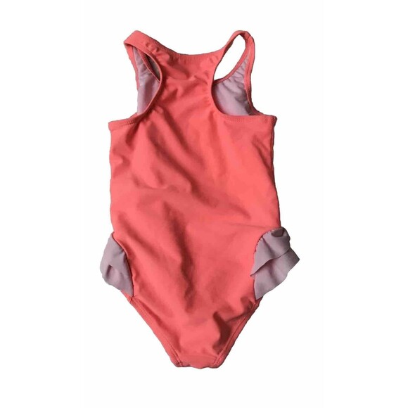 Carter's Toddler Girls One Piece Swimsuit Flamingo Peach and Pink Size 4T - Picture 4 of 4